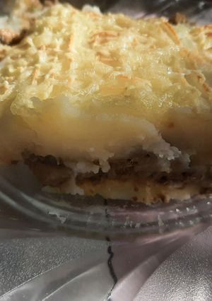 Una foto de Pastel de papa y carne