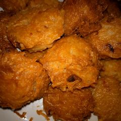 A picture of Grated fried yam.