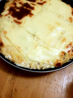 Una foto de Coliflor gratinada con bacon