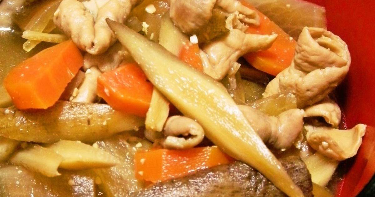 Easy, Quick and Tender Simmered Giblets in the Pressure Cooker Recipe
