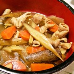 A picture of Easy, Quick and Tender Simmered Giblets in the Pressure Cooker.