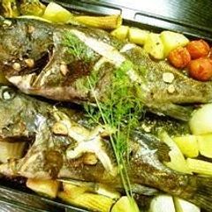 Oven-Baked Fish A picture of Oven-Baked Fish.