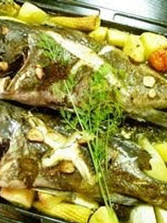 A picture of Oven-Baked Fish.