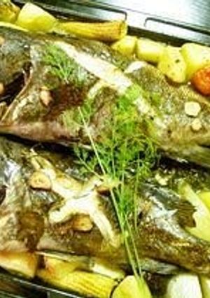 A picture of Oven-Baked Fish.