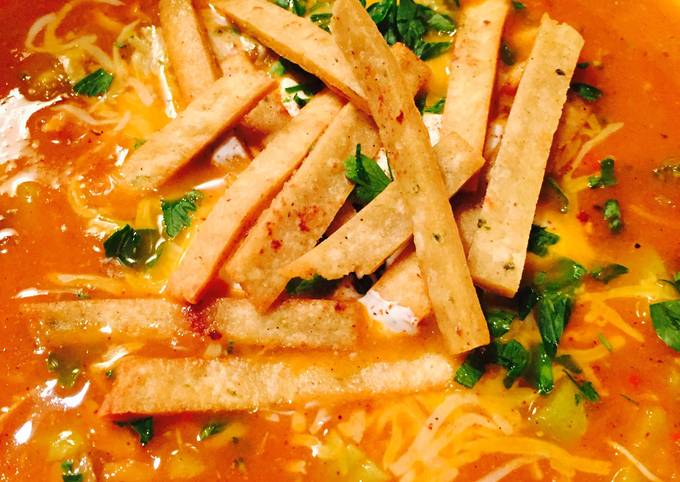 Steps to Make Quick Chicken Tortilla Soup