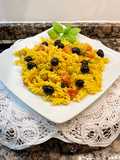 Fusilli con aceitunas