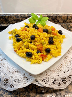 Foto principal de Fusilli con aceitunas
