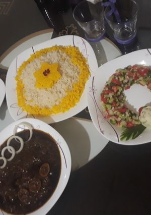 عکسی از دستور قرمه سبزی 💃💃💃