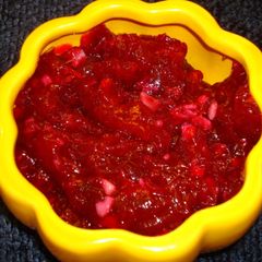 A picture of Cranberry orange relish.