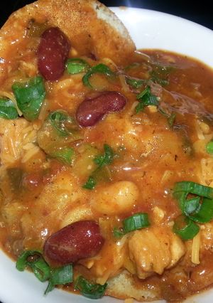 A picture of Chicken chili.