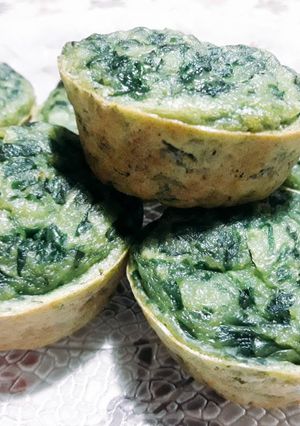Una foto de Croquetas de espinaca sin fritura