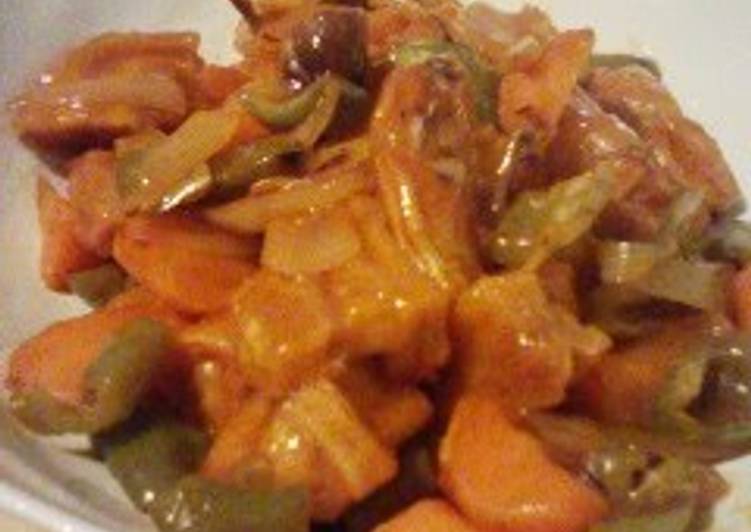 ＊Macrobiotic＊Sweet &amp; Sour Pork Style Stir-fry♪