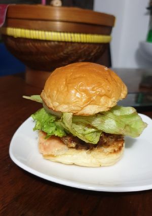 Foto resep Cheese Burger a la Cafe