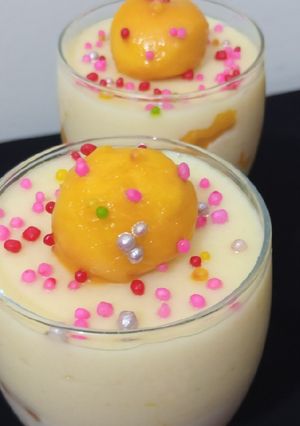A picture of Mango Delight 🍪🍮.