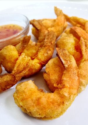 Una foto de Langostinos crujientes
