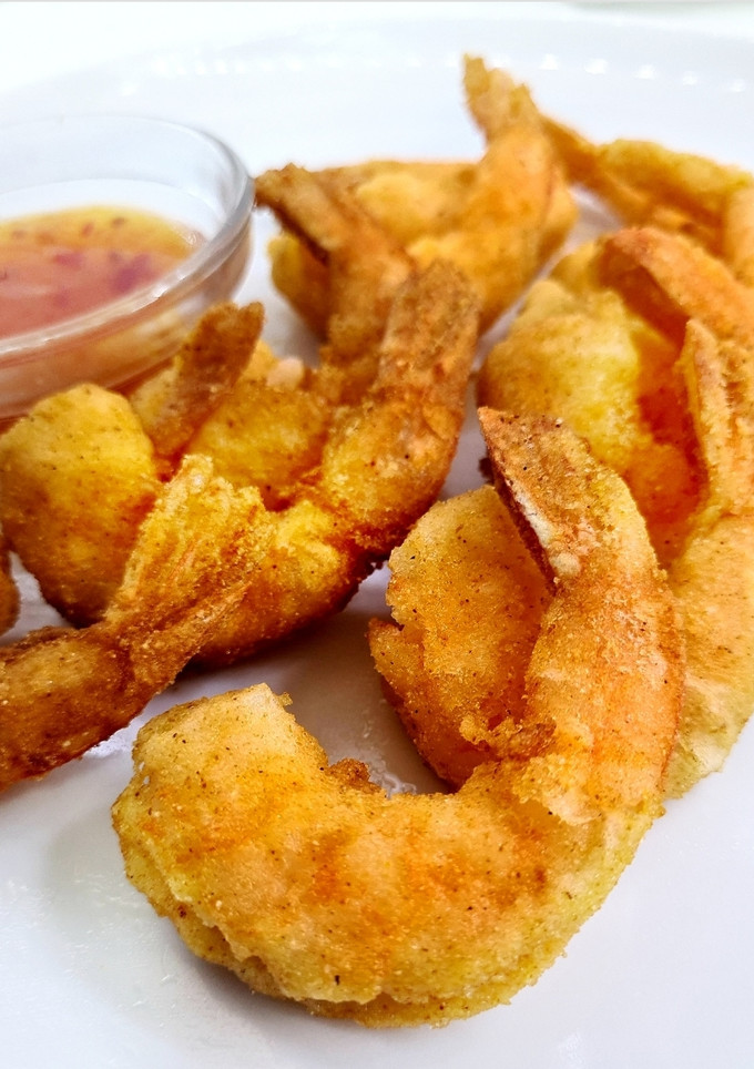 Una foto de Langostinos crujientes