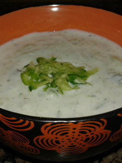 A picture of Yogurt-Cucumber-Salad!.