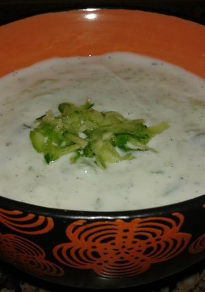A picture of Yogurt-Cucumber-Salad!.