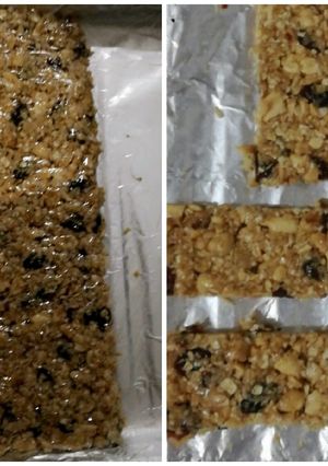 Una foto de Barritas de avena sin horno