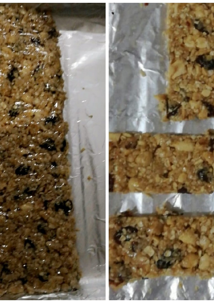 Una foto de Barritas de avena sin horno