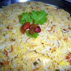 A picture of Sobzee's Chicken Hyderabadi Biryani.