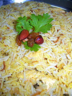 A picture of Sobzee's Chicken Hyderabadi Biryani.