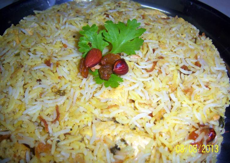 Easiest Way to Make Homemade Sobzee&#39;s Chicken Hyderabadi Biryani