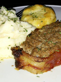 A picture of Bacon Wrapped Ground Sirloin Loaf.