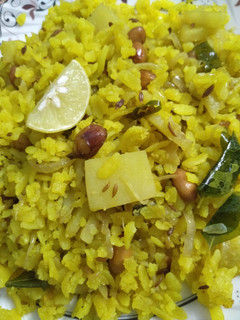 A picture of Kanda Poha.