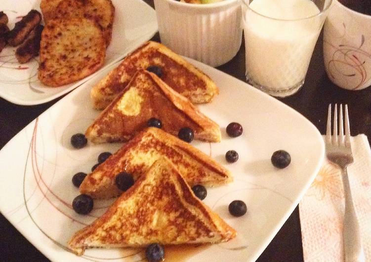 Simple Way to Make Perfect Blueberry Stuffed French Toast