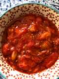 Gooseberry and strawberry non-jam