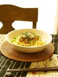 Natto and Umeboshi Spaghetti
