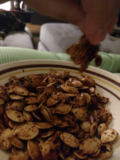 A picture of Spicy Pumpkin Seeds.