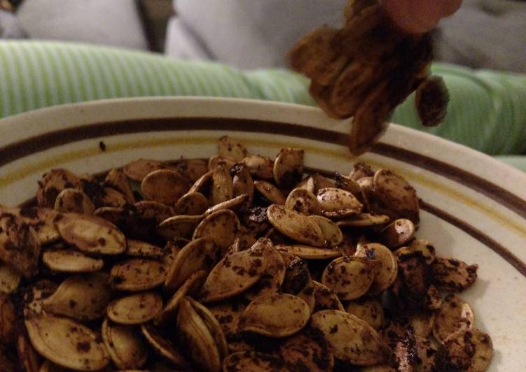 Easiest Way to Prepare Quick Spicy Pumpkin Seeds