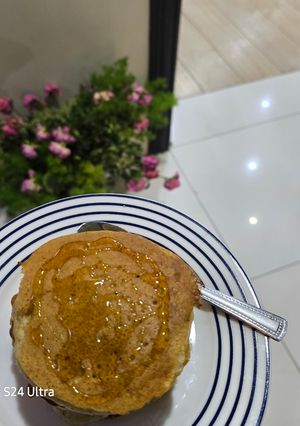 صورة لوصفة بان كيك التفاح