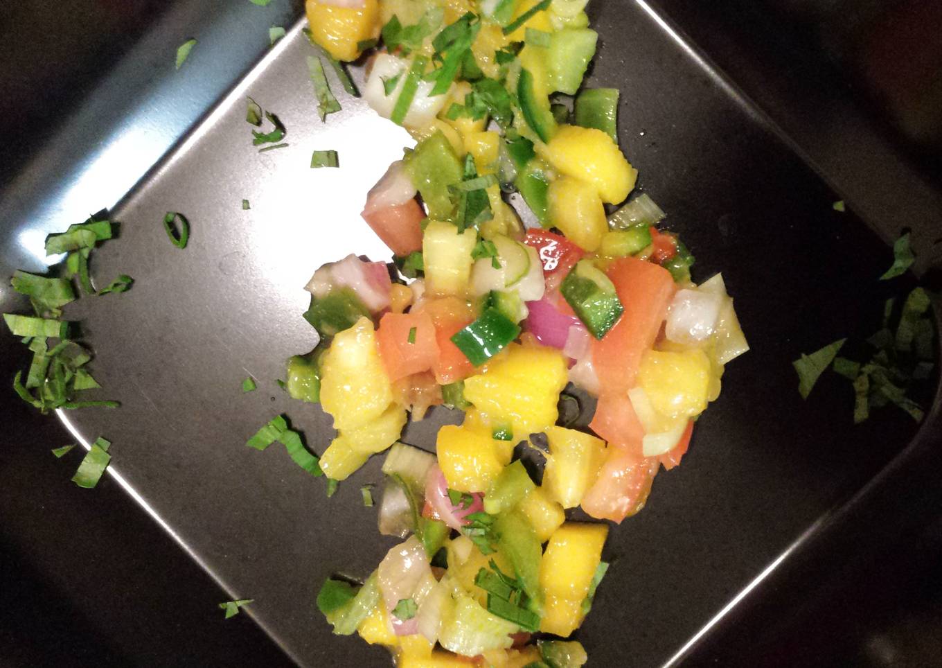 Jason's spicy Pineapple Mango salsa