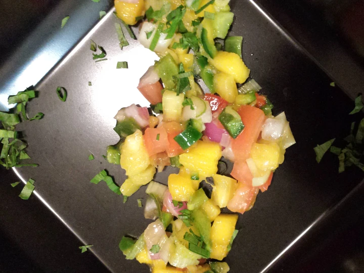 Easy Way Prepare Recipe Jason&amp;#39;s spicy Pineapple Mango salsa that is Delicious, So Delicious}