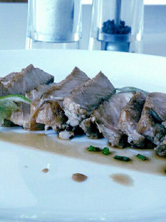 A picture of Pork Steak with Sour Sauce..