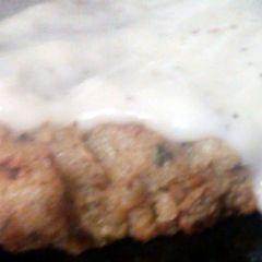 A picture of Heather's Chicken Fried Steak.