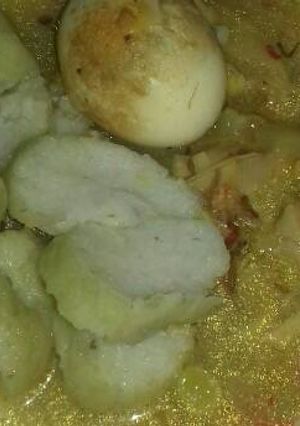 Foto resep Lontong sayur rebung