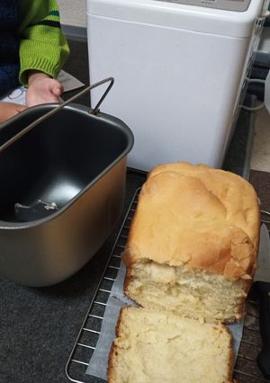 Foto resep Roti tawar manis krimmer empuk bread maker home bakery twinbird