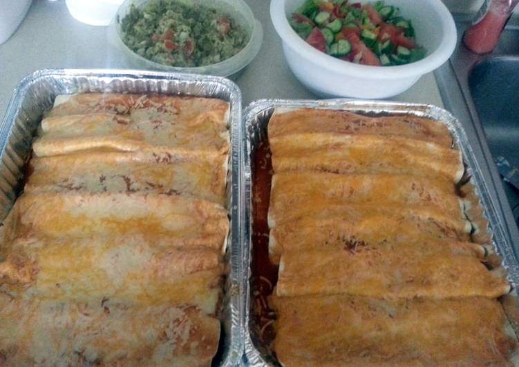 How to Prepare Recipe of Leftover Bbq Pork Rib Enchiladas