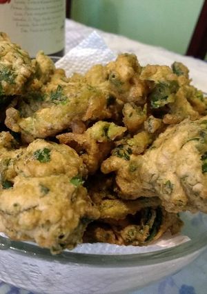 Una foto de Buñuelos de espinaca
