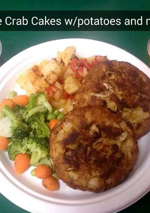 A picture of Baked Crab Cakes.