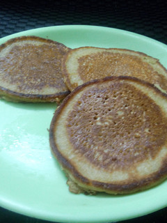 A picture of Whole wheat healthy pancakes.