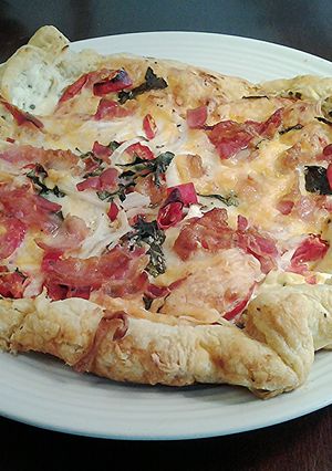 A picture of Tomato Tart.