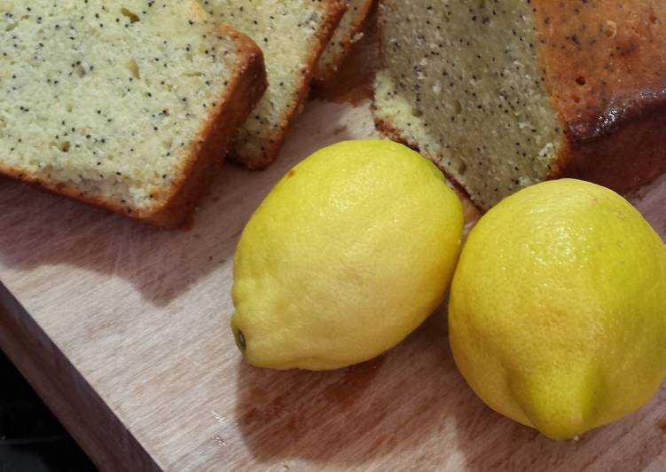 Simple Way to Cook Super Quick 🍋Lemony Lemon poppy seed Loaf🍋