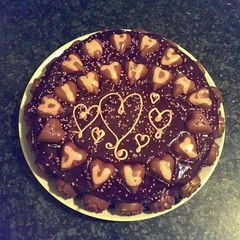 A picture of Sophie's Coffee nutella cream cheese frosting.