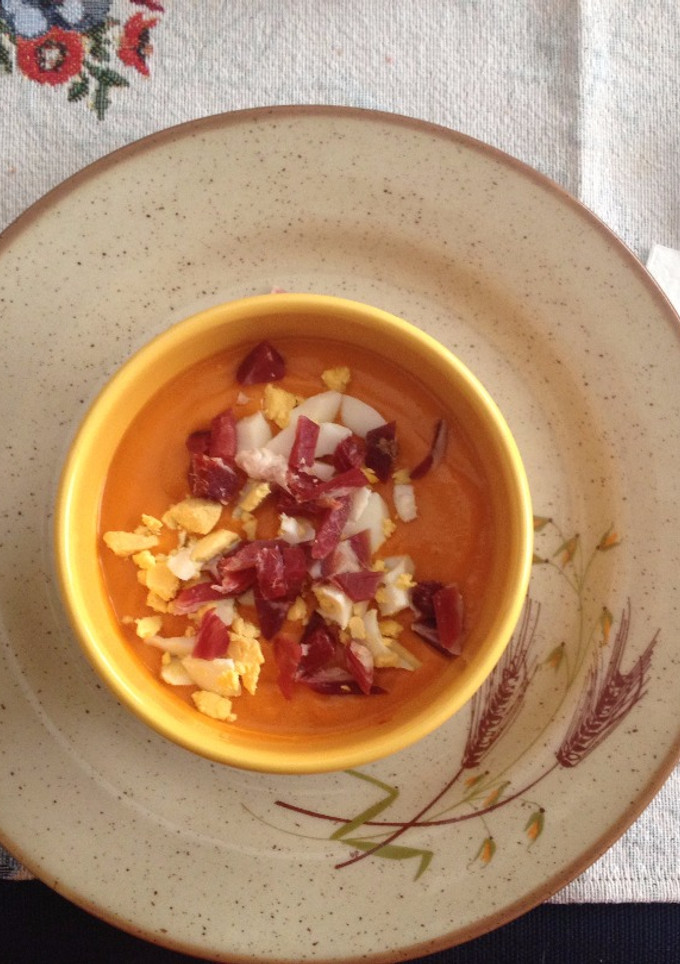 Una foto de Salmorejo