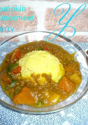 A picture of Kabocha & Ground Meat Japanese Curry.